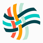 Autism Socity of Texas logo - colorful ribbons intersecting