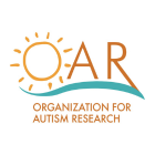Organization for Autism Research. The 'O' represents a sun symbol.